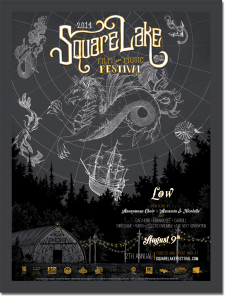 2014 Square Lake Festival Poster by Erika Williams